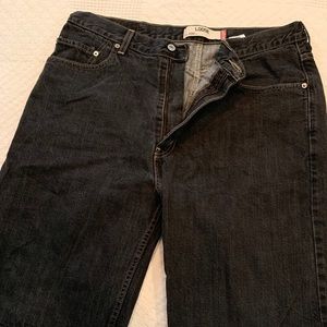 Levi’s Men’s Black Wash Denim Shorts